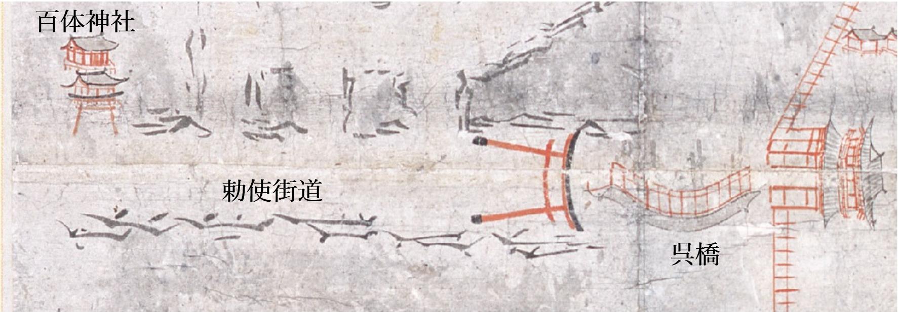 室町時代「応永の古図」に描かれた百体神社